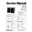Cover page of TECHNICS SB-F5K Service Manual