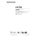 Cover page of KENWOOD I-K700 Owner's Manual