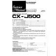 Cover page of PIONEER CXJ500 Service Manual