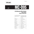 Cover page of TEAC MCD95 Owner's Manual