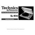 Cover page of TECHNICS SL-1610MK2 Owner's Manual