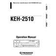 Cover page of PIONEER KEH-2510 Owner's Manual