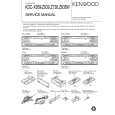 Cover page of KENWOOD KDCZ738 Service Manual