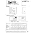 Cover page of KENWOOD KSW-7000 Service Manual
