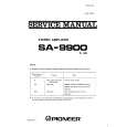 Cover page of PIONEER SA9900 Service Manual