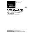 Cover page of PIONEER VSX-451 Service Manual