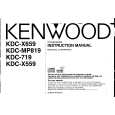 Cover page of KENWOOD KDC-X559 Owner's Manual