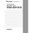 Cover page of PIONEER VSX-D510-G/NKXJI Owner's Manual