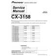 Cover page of PIONEER CX-3158 Service Manual
