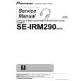 Cover page of PIONEER SE-IRM290/XZ/E5 Service Manual