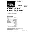 Cover page of PIONEER CSV100 Service Manual