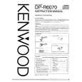 Cover page of KENWOOD DPR6070 Owner's Manual