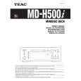 Cover page of TEAC MDH500I Owner's Manual