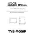 Cover page of ALPINE TVE-M006P Service Manual