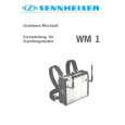 Cover page of SENNHEISER WM 1 Owner's Manual