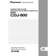 Cover page of PIONEER CDJ-800/RFXJ Owner's Manual