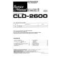 Cover page of PIONEER CLD-2600 Service Manual