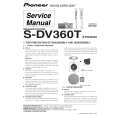 Cover page of PIONEER S-DV360T/XTW/EW5 Service Manual