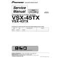 Cover page of PIONEER VSX-45TX/KUXJI/CA Service Manual