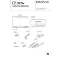 Cover page of KENWOOD LZ800W Service Manual