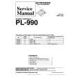 Cover page of PIONEER PL990 Service Manual