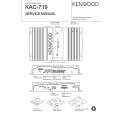 Cover page of KENWOOD KAC-719 Service Manual