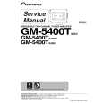 Cover page of PIONEER GM-5400T/XJ/ES Service Manual