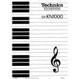 Cover page of TECHNICS SX-KN1000 Owner's Manual