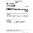 Cover page of PIONEER CDX-M6016ZH-02 Service Manual