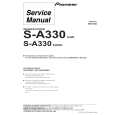 Cover page of PIONEER S-A330/XJI/E Service Manual