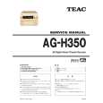 Cover page of TEAC AGH350 Service Manual