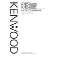 Cover page of KENWOOD KRC-852D Owner's Manual