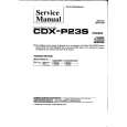 Cover page of PIONEER CDXP23S Service Manual