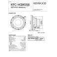 Cover page of KENWOOD KFC-HQW258 Owner's Manual