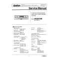 Cover page of CLARION VRX8370R Service Manual