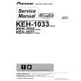 Cover page of PIONEER KEH-1032/XM/EW Service Manual