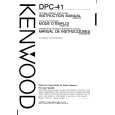 Cover page of KENWOOD DPC41 Owner's Manual