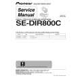 Cover page of PIONEER SE-DIR800 Service Manual