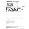 Cover page of PIONEER S-DV252SW/XJC/E Service Manual