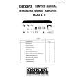 Cover page of ONKYO A-5 Service Manual