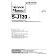 Cover page of PIONEER SJ130 XE Service Manual