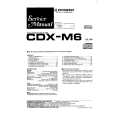 Cover page of PIONEER CDXM6 Service Manual