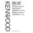 Cover page of KENWOOD KRC-751D Owner's Manual