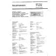 Cover page of TELEFUNKEN TT750 Service Manual