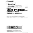 Cover page of PIONEER DEH-P4100UB/XS/UC Service Manual