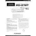 Cover page of PIONEER PDZ72T Owner's Manual