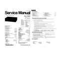 Cover page of TECHNICS SUV550 Service Manual