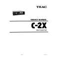 Cover page of TEAC C-2X Service Manual