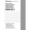 Cover page of PIONEER PDP-S11/XIN1/E Owner's Manual