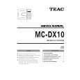 Cover page of TEAC MC-DX10 Service Manual